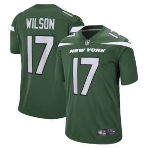 Grünes Nike Garrett Wilson New York Jets Spielerspieltrikot für Herren