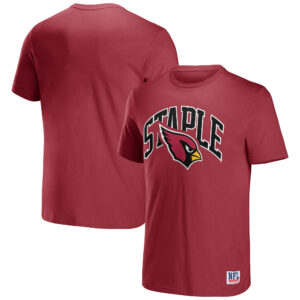NFL x Staple Cardinal Arizona Cardinals Logo Lockup-T-Shirt für Herren