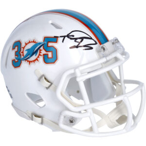 Von Tua Tagovailoa (Miami Dolphins) signierter Riddell 305 Speed ​​Mini-Helm