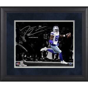 DeMarcus Lawrence Dallas Cowboys Faksimile Signatur gerahmt 11″ x 14″ Spotlight Foto