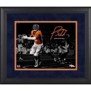 Patrick Surtain II Denver Broncos Faksimile Signatur gerahmt 11″ x 14″ Spotlight Foto