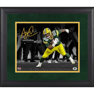 AJ Dillon Green Bay Packers Faksimile-Signatur gerahmtes Spotlight-Foto, 11 x 14 Zoll