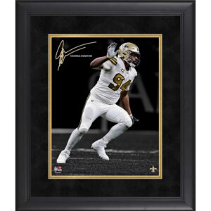 Cameron Jordan New Orleans Saints Faksimile Signatur gerahmt 11″ x 14″ Spotlight Foto