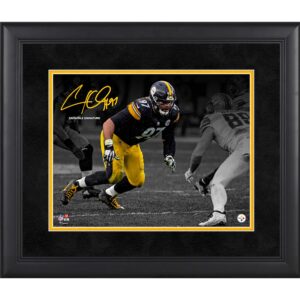 Cameron Heyward Pittsburgh Steelers Faksimile Signatur gerahmt 11″ x 14″ Spotlight Foto