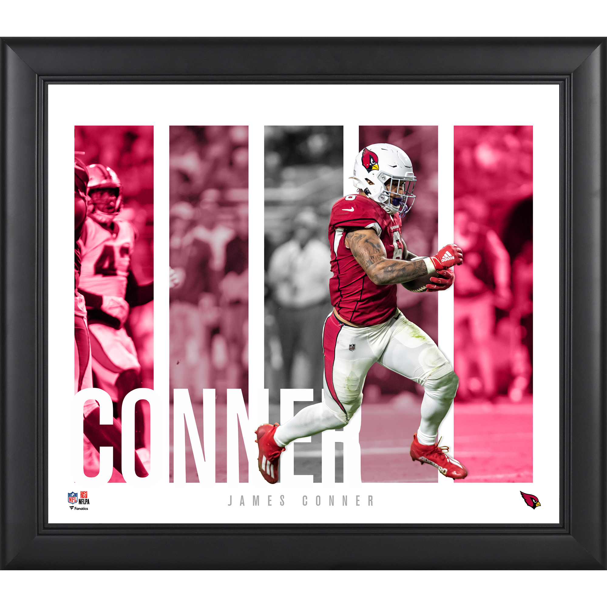 James Conner Arizona Cardinals Gerahmte 15″ x 17″ Spielerpanel-Collage