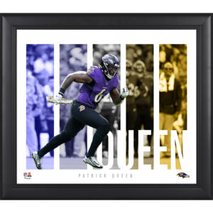 Patrick Queen Baltimore Ravens Gerahmte 15″ x 17″ Spielerpanel-Collage