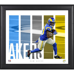 Cam Akers Los Angeles Rams Gerahmte 15″ x 17″ Spielerpanel-Collage