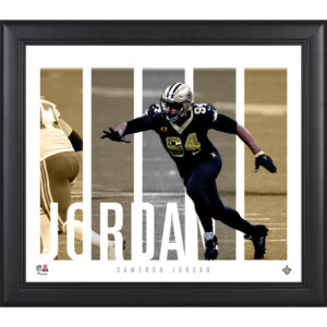 Cameron Jordan New Orleans Saints Gerahmte Spielerpanel-Collage, 15 x 17 Zoll