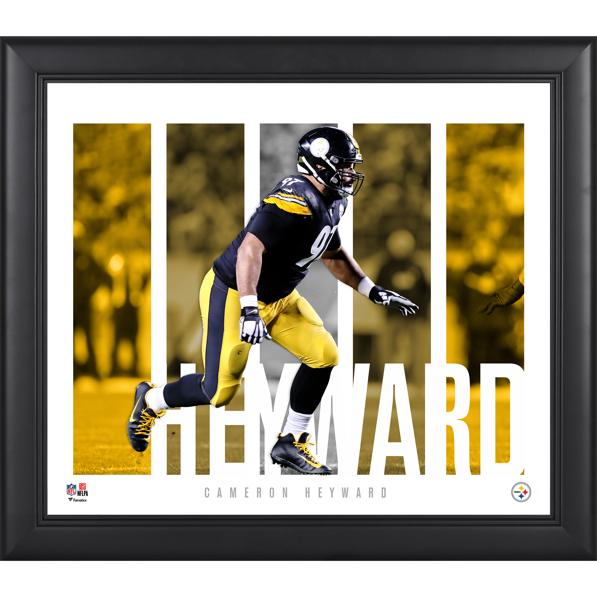 Cameron Heyward Pittsburgh Steelers Gerahmte 15″ x 17″ Spielerpanel-Collage