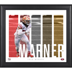 Fred Warner San Francisco 49ers Gerahmte 15″ x 17″ Spielerpanel-Collage