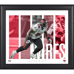 Tristan Wirfs Tampa Bay Buccaneers Gerahmte 15″ x 17″ Spielerpanel-Collage