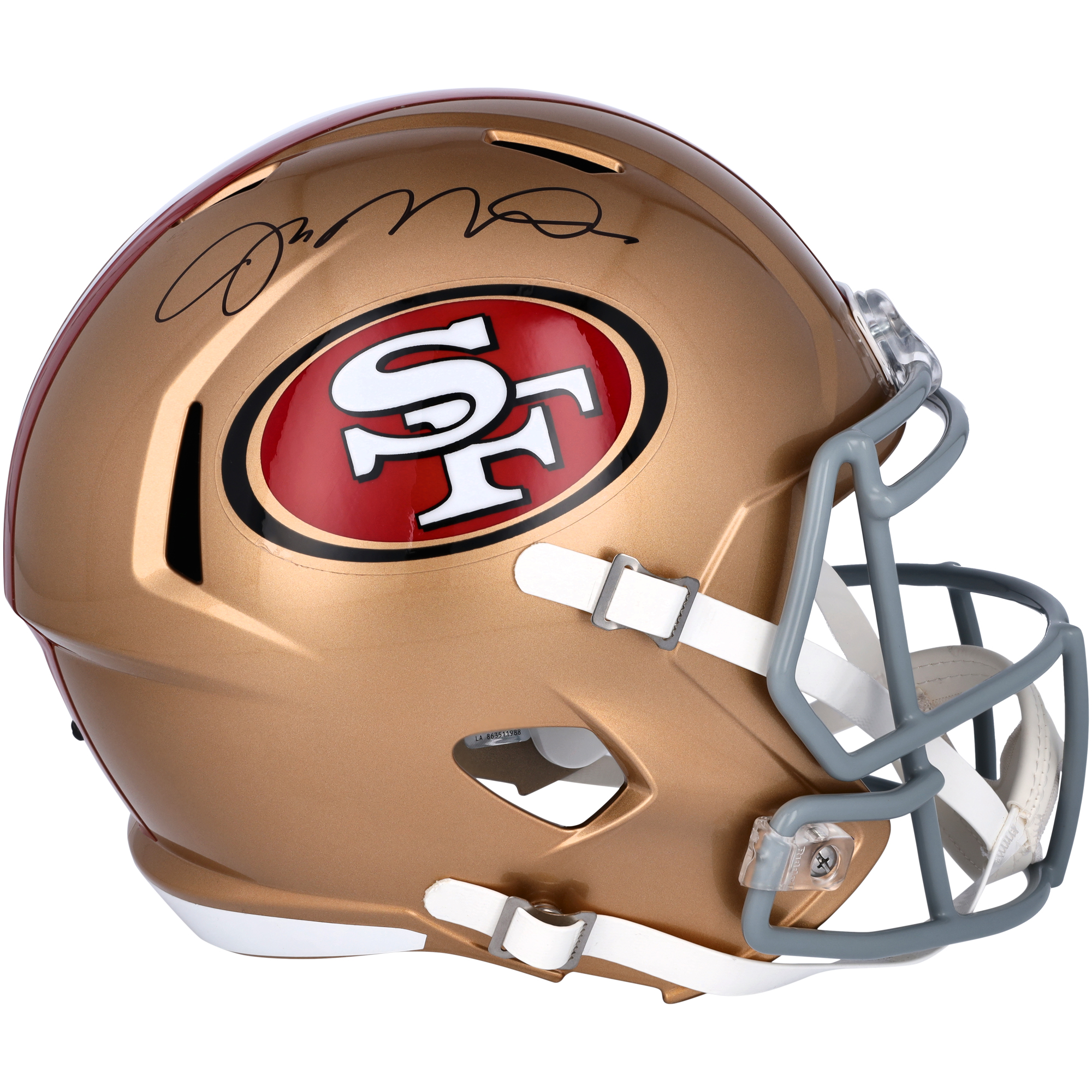 Signierter Joe Montana San Francisco 49ers-Helm-Nachbau