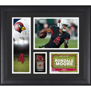 Rondale Moore, Arizona Cardinals, gerahmte 15 x 17 Zoll große Spielercollage mit einem Stück eines beim Spiel verwendeten Balls