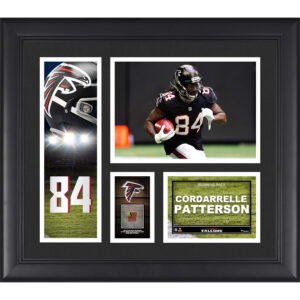 Cordarrelle Patterson Atlanta Falcons Gerahmte 15″ x 17″ Spielercollage mit einem Stück eines Spielballs