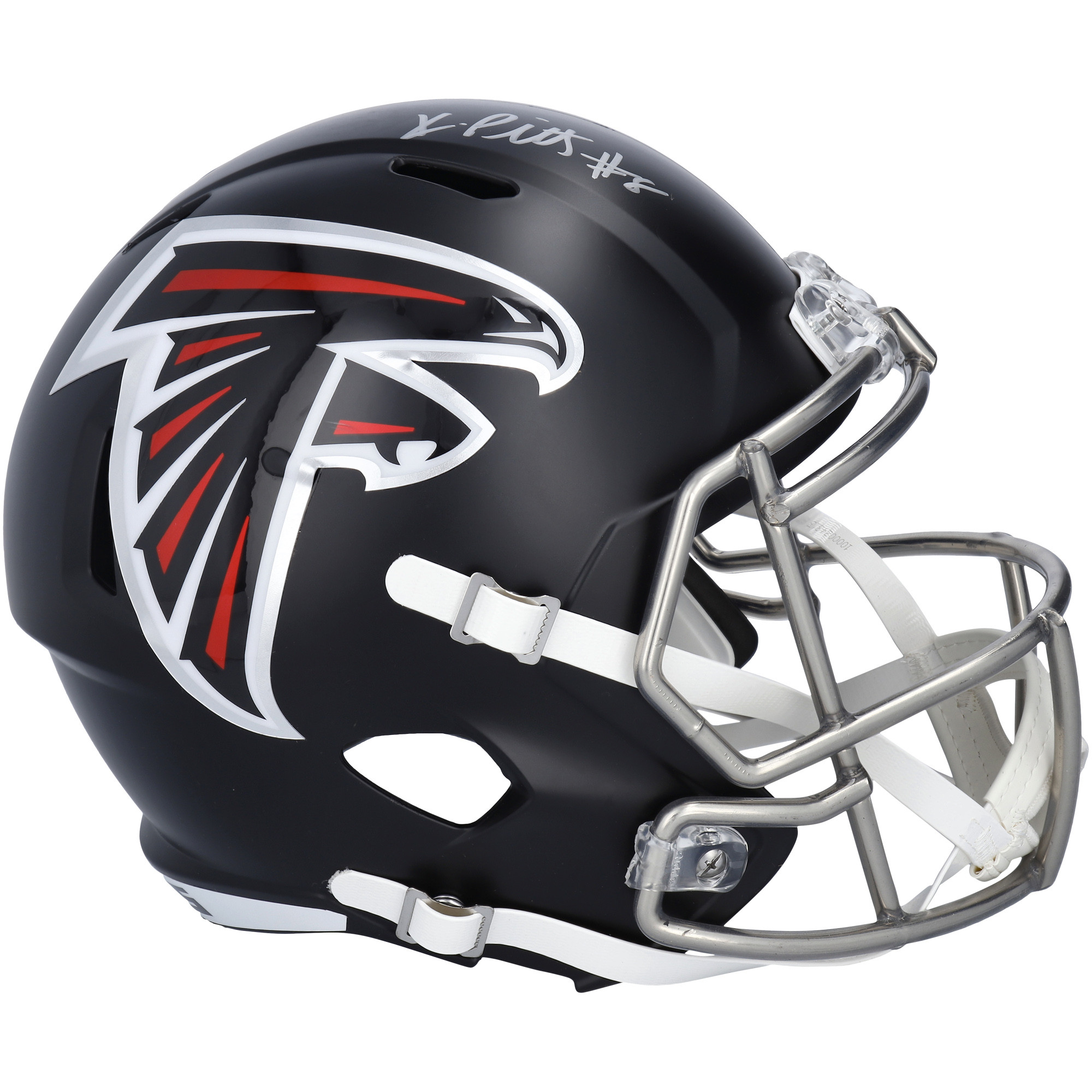 Kyle Pitts Atlanta Falcons signierter Riddell Speed ​​Replica-Helm