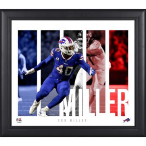 Von Miller Buffalo Bills Gerahmte 15″ x 17″ Spielerpanel-Collage