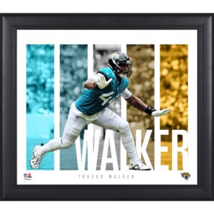 Travon Walker Jacksonville Jaguars Gerahmte 15″ x 17″ Spielerpanel-Collage