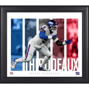 Kayvon Thibodeaux New York Giants Gerahmte 15″ x 17″ Spielerpanel-Collage