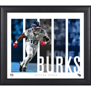 Treylon Burks Tennessee Titans Gerahmte 15″ x 17″ Spielerpanel-Collage