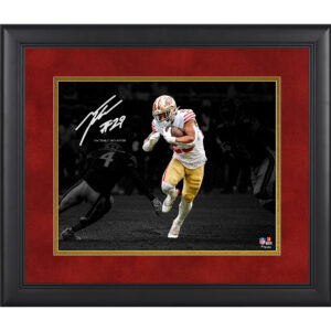 Talanoa Hufanga San Francisco 49ers Faksimile-Signatur gerahmt 11″ x 14″ Spotlight-Foto