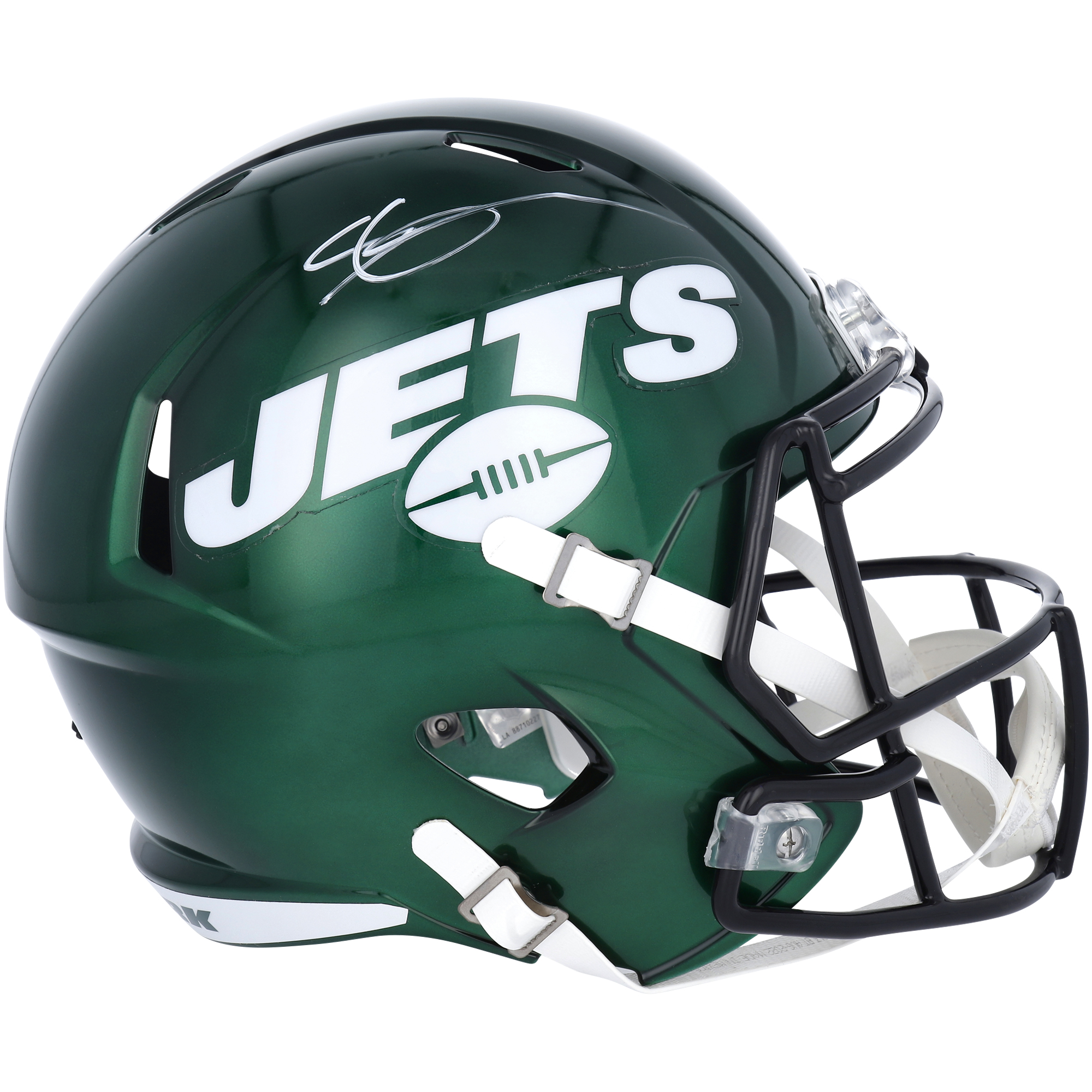 Ahmad Sauce Gardner New York Jets signierter Riddell Speed ​​Replica-Helm