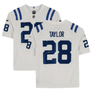 Jonathan Taylor – Indianapolis Colts – Signiertes weißes Nike Limited-Trikot