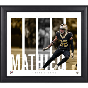 Tyrann Mathieu New Orleans Saints Gerahmte Spielerpanel-Collage, 15 x 17 Zoll