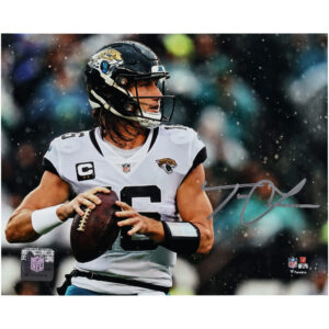 Signiertes Scream-Foto von Trevor Lawrence, Jacksonville Jaguars, 20,3 x 25,4 cm