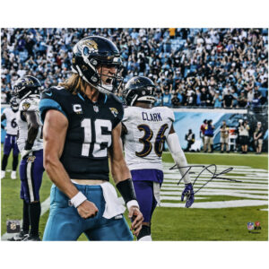 Signiertes Scream-Foto von Trevor Lawrence, Jacksonville Jaguars, 16 x 20 Zoll