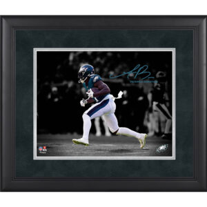 AJ Brown Philadelphia Eagles Faksimile Signatur gerahmt 11″ x 14″ Spotlight Foto