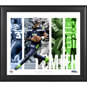 Geno Smith Seattle Seahawks – Gerahmte Spieler-Panel-Collage, 38,1 x 43,2 cm