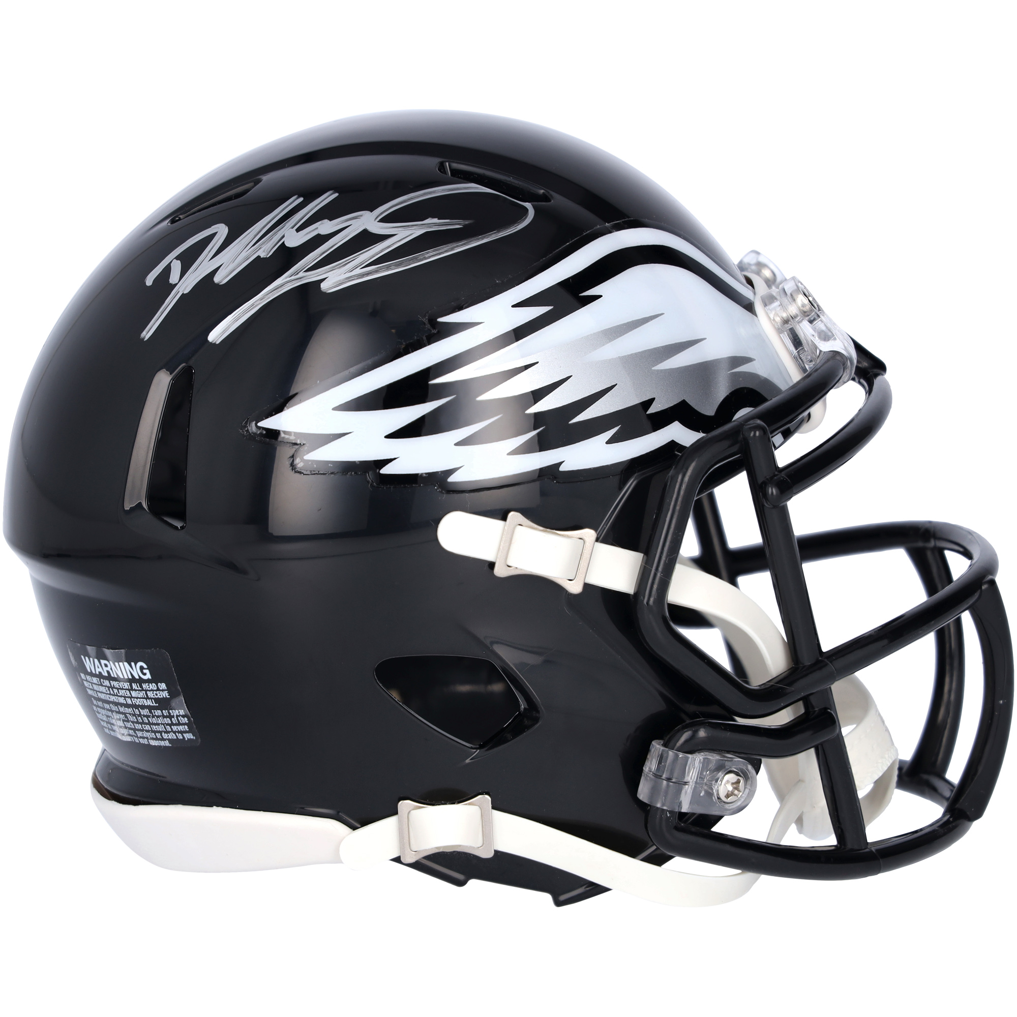 Dallas Goedert Philadelphia Eagles signierter Riddell 2022 Alternate Speed ​​Mini Helm