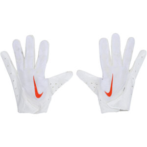 Kareem Hunt Cleveland Browns – weiße Nike-Handschuhe im Spiel gegen Pittsburgh Steelers am 8. Januar 2023