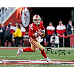 Signiertes Wurffoto von Brock Purdy, San Francisco 49ers, 16 x 20 Zoll