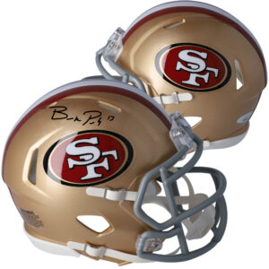 Von Brock Purdy, San Francisco 49ers, signierter Riddell Speed ​​Mini-Helm