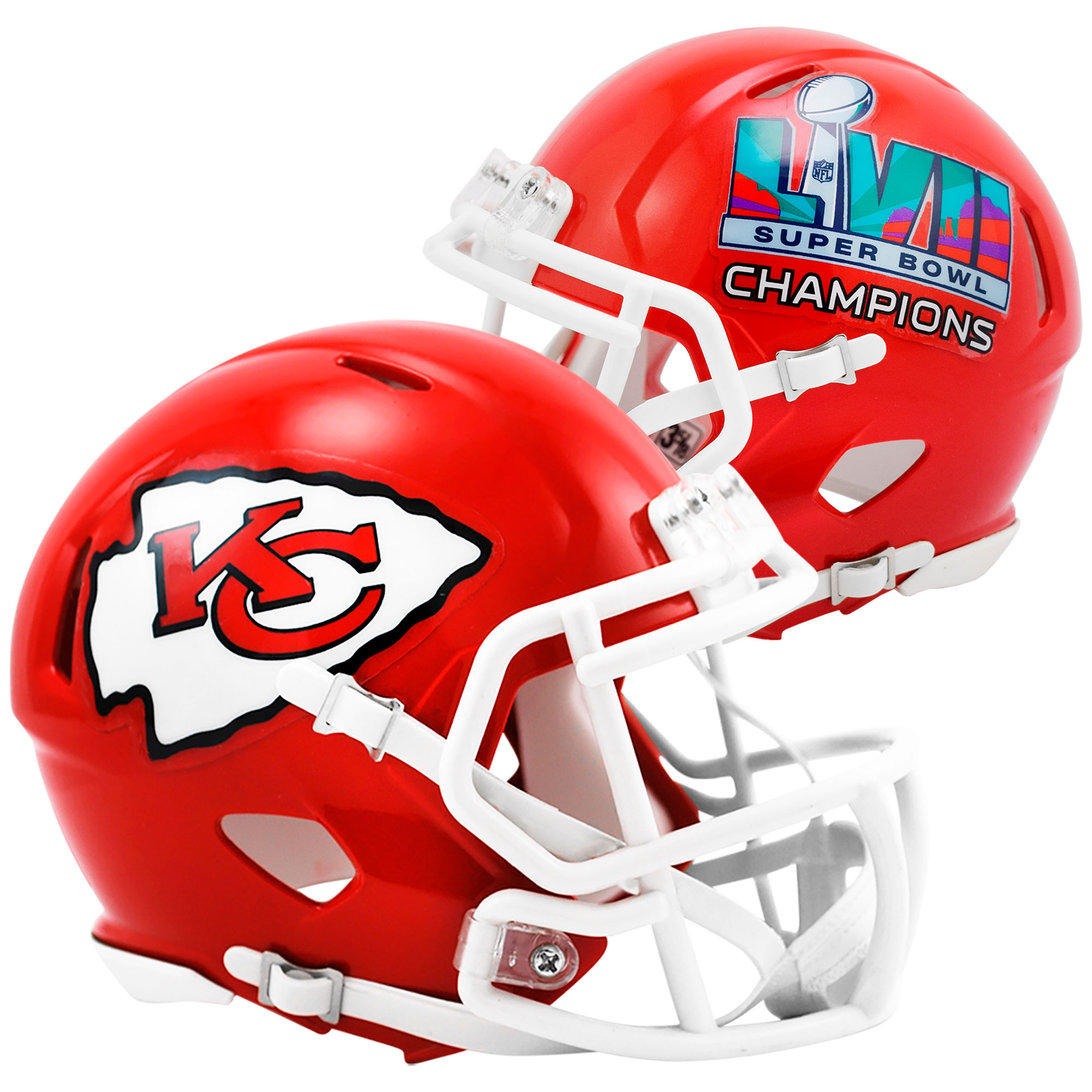 Riddell Speed ​​Mini-Helm, Champions des Super Bowl LVII der Kansas City Chiefs