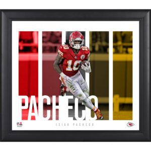 Isiah Pacheco Kansas City Chiefs Gerahmte 15″ x 17″ Spielerpanel-Collage