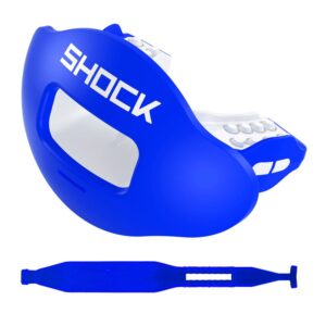 Shock Doctor Max AirFlow 2.0 Color matt Mundstück mit abnehmbarem Strap – royal