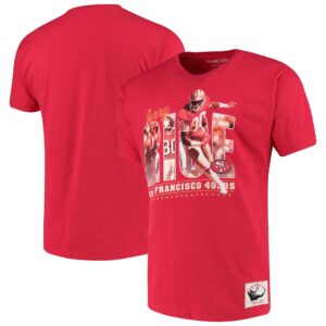 San Francisco 49ers Mitchell & Ness Jerry Rice Arch Infill T-Shirt