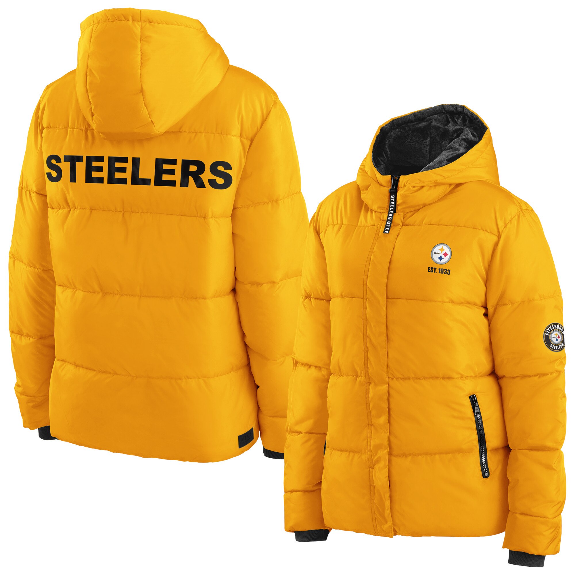 Pittsburgh Steelers WEAR by Erin Andrews Puffermantel – Damen