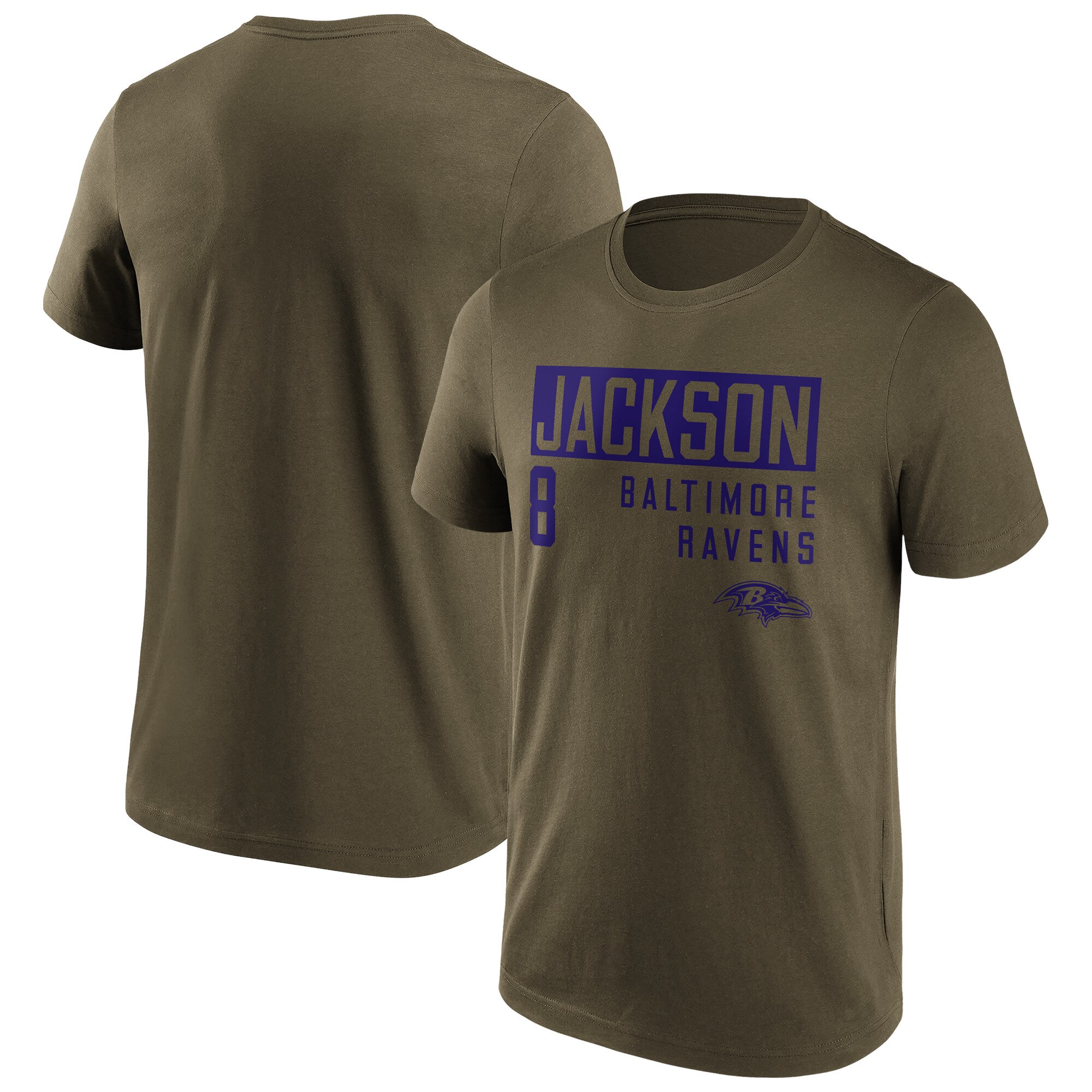 Baltimore Ravens Fashion Name & Number T-Shirt – Lamar Jackson – Herren – Big & Tall