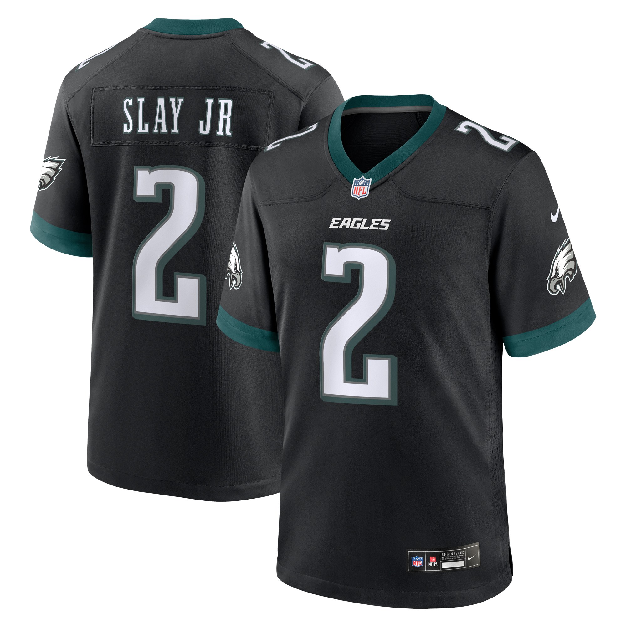 Philadelphia Eagles Nike Ausweichspieltrikot – Schwarz – Darius Slay – Herren