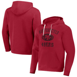 Herren-Pullover-Hoodie aus der NFL x Darius Rucker-Kollektion von Fanatics in Rot für die San Francisco 49ers Coaches