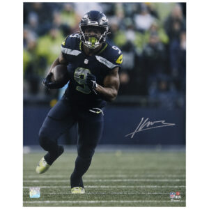 Kenneth Walker III, Seattle Seahawks, signiertes Lauffoto, 16 x 20 Zoll