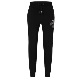 BOSS X NFL Schwarz/Weiße Las Vegas Raiders Snap-Hose für Herren