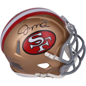 Joe Montana – San Francisco 49ers – Signierter Riddell Speed ​​Mini-Helm