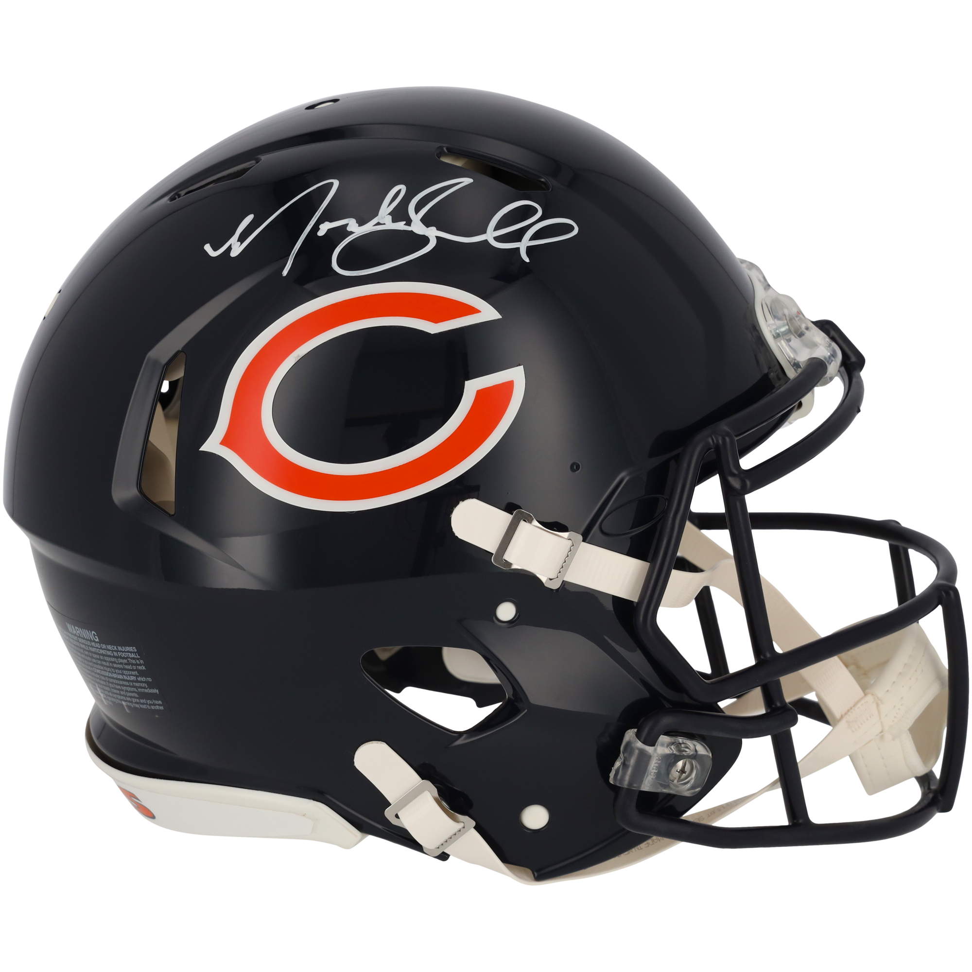 Fanatics Authentic Noah Sewell Chicago Bears 2023 NFL Draft Pick Autogramm Riddell Speed ​​Authentic Helm