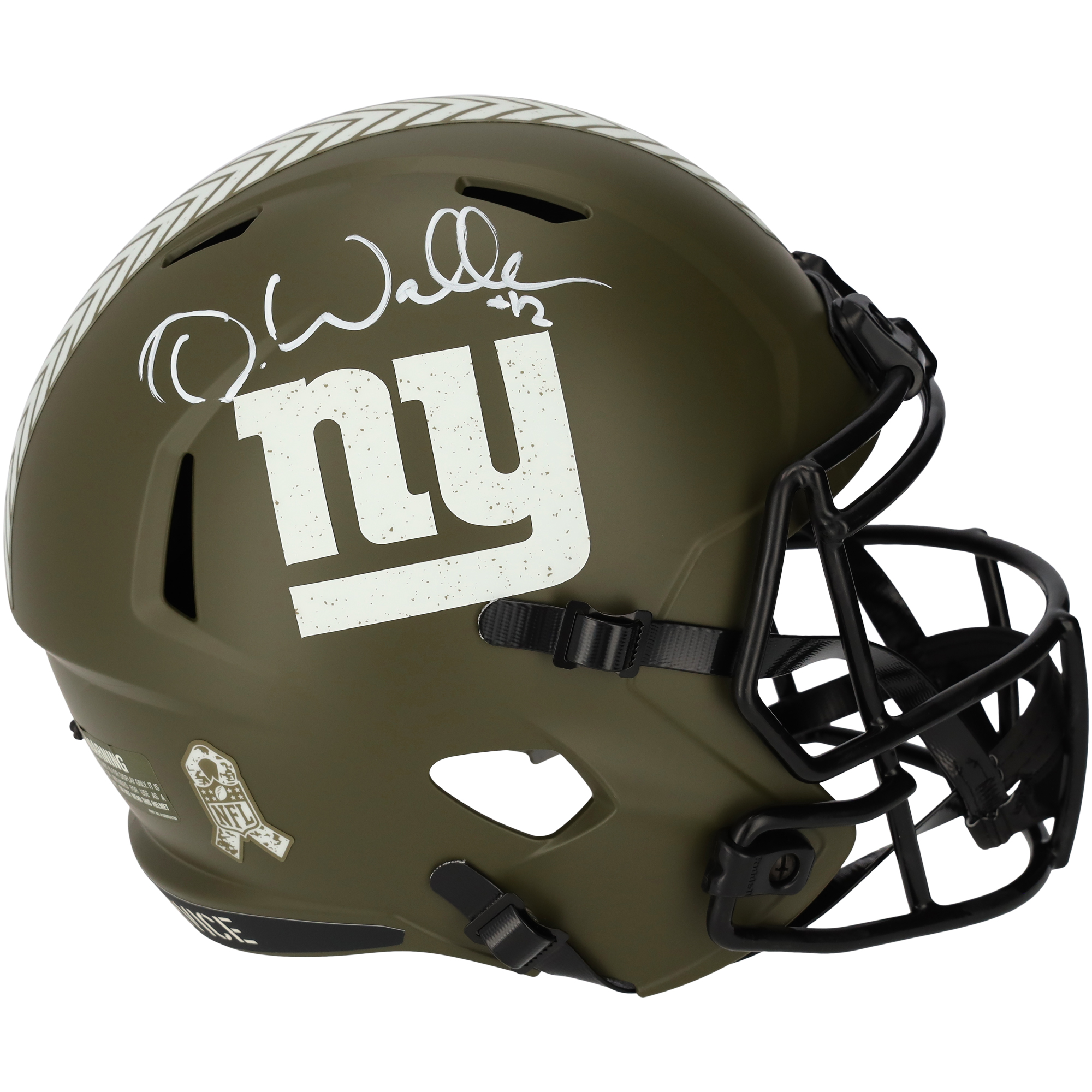 Darren Waller New York Giants signierter Riddell 2022 Salute to Service Speed ​​Replica Helm