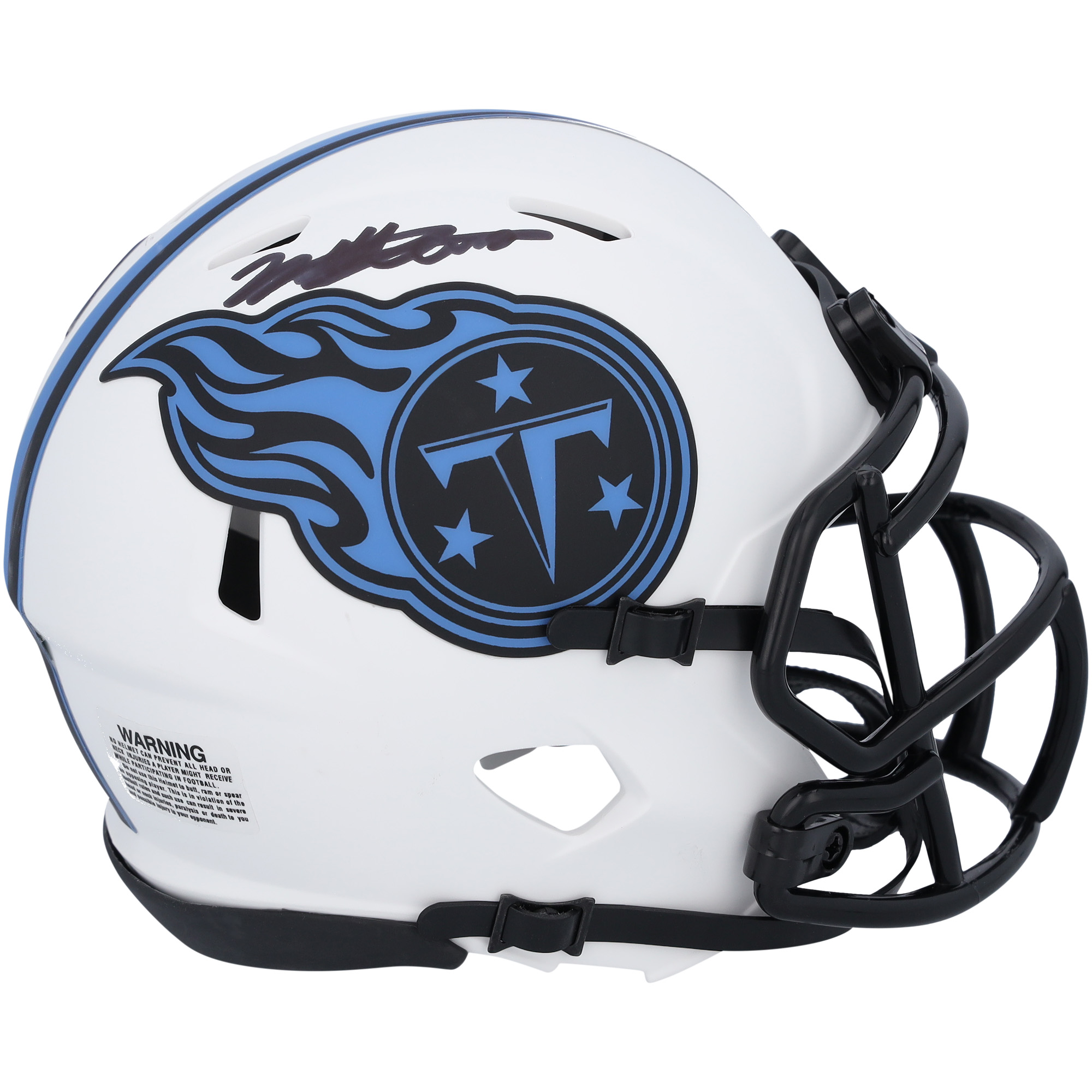 Signierter Riddell Lunar Speed ​​Mini-Helm von Will Levis, Tennessee Titans