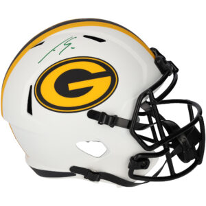 Von Luke Musgrave, Green Bay Packers, signierter Riddell Lunar Eclipse Speed-Replika-Helm